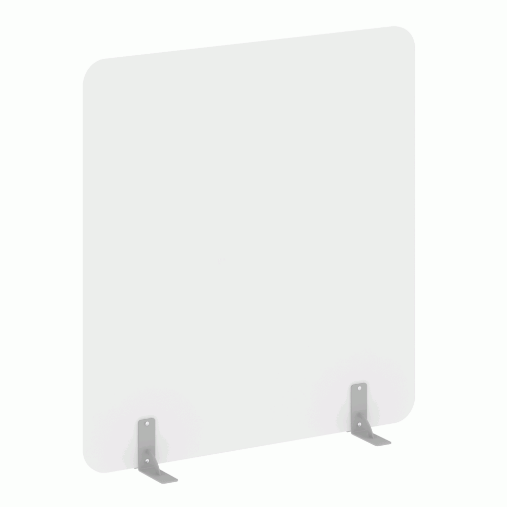 Перегородки на металлических опорах на фетровых подпятниках