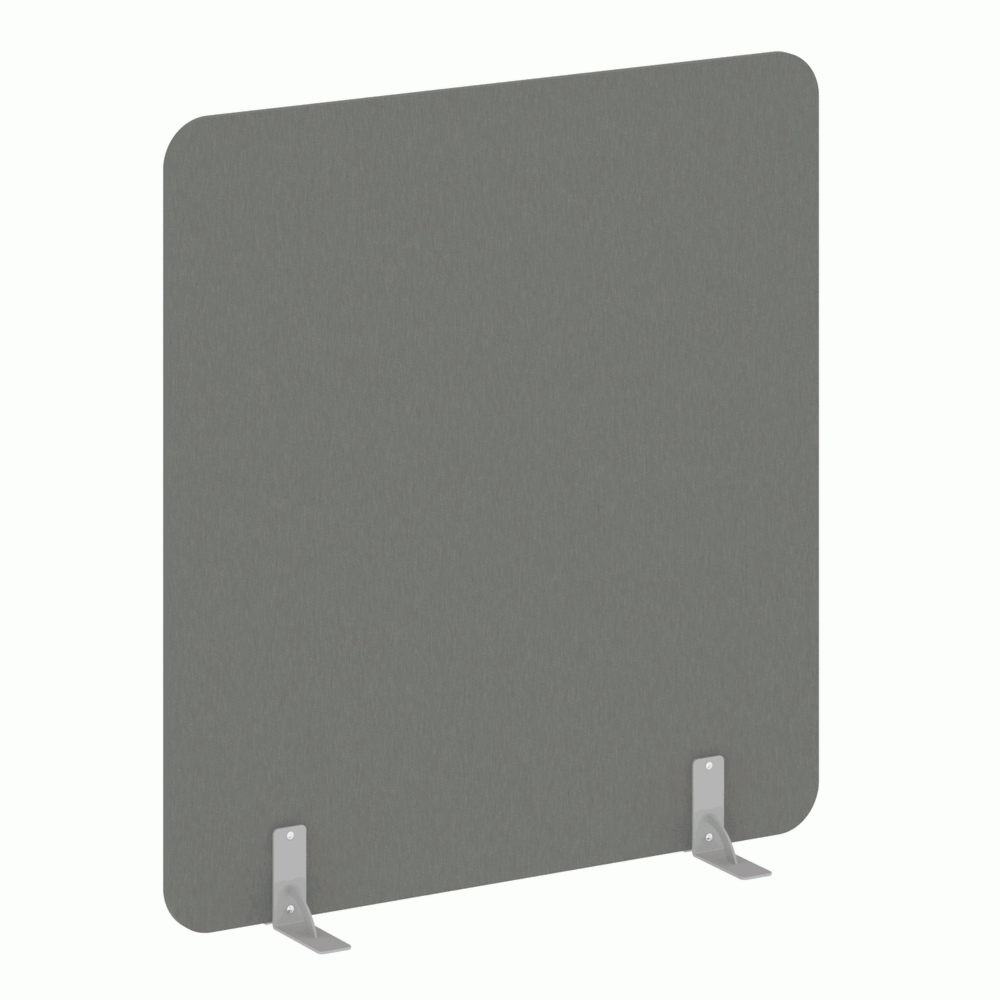 Перегородки на металлических опорах на фетровых подпятниках