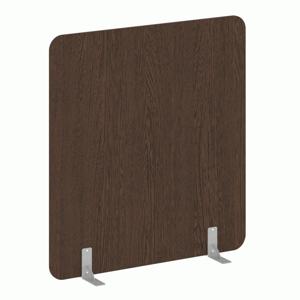 Перегородки на металлических опорах на фетровых подпятниках