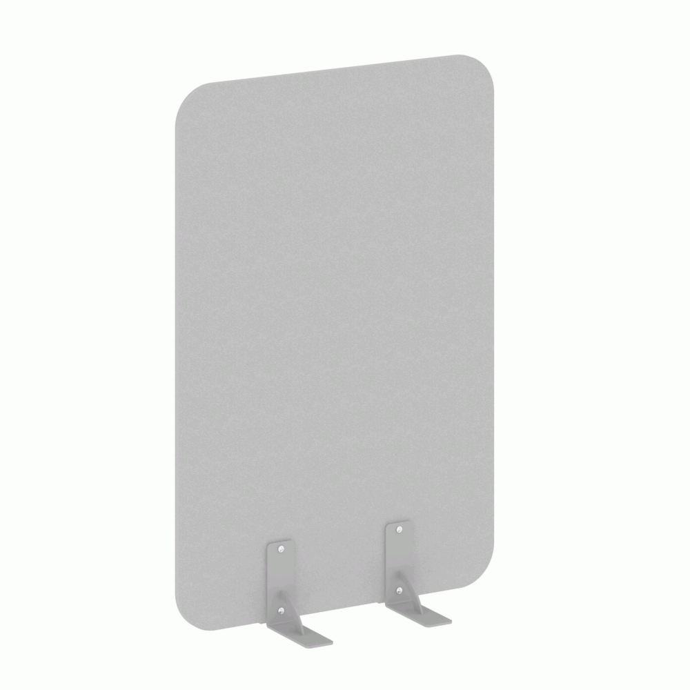 Перегородки на металлических опорах на фетровых подпятниках