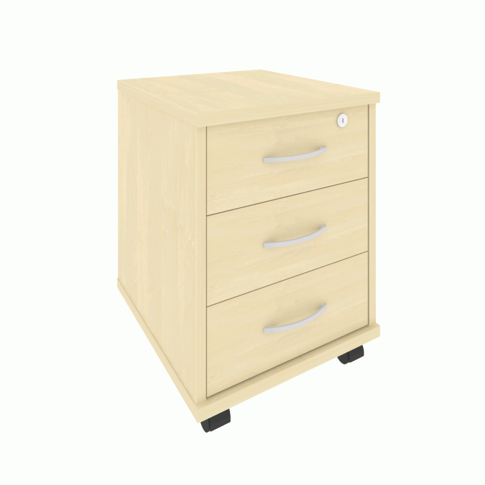 Тумба подкатная 3 ящ. с фолдингом