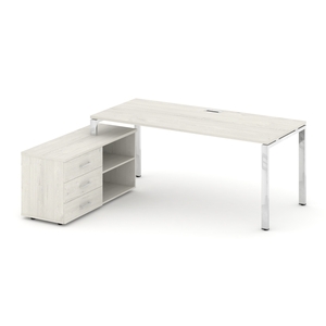 Style Project Direct Lux Стол письменный с греденцией левой