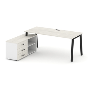 Style Project Direct Стол письменный с греденцией левой