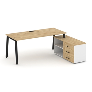 Style Project Direct Стол письменный с греденцией правой