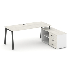 Style Project Direct Стол письменный с греденцией правой