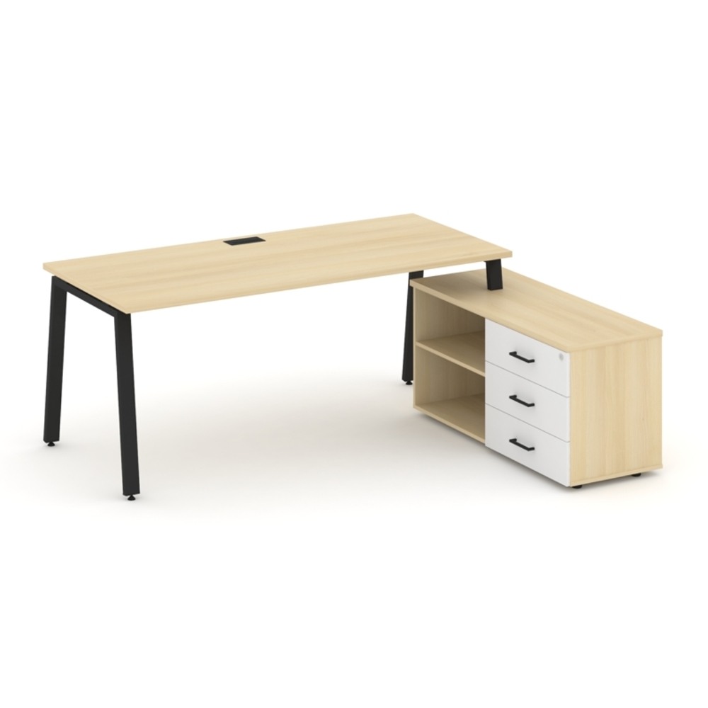 Style Project Direct Стол письменный с греденцией правой