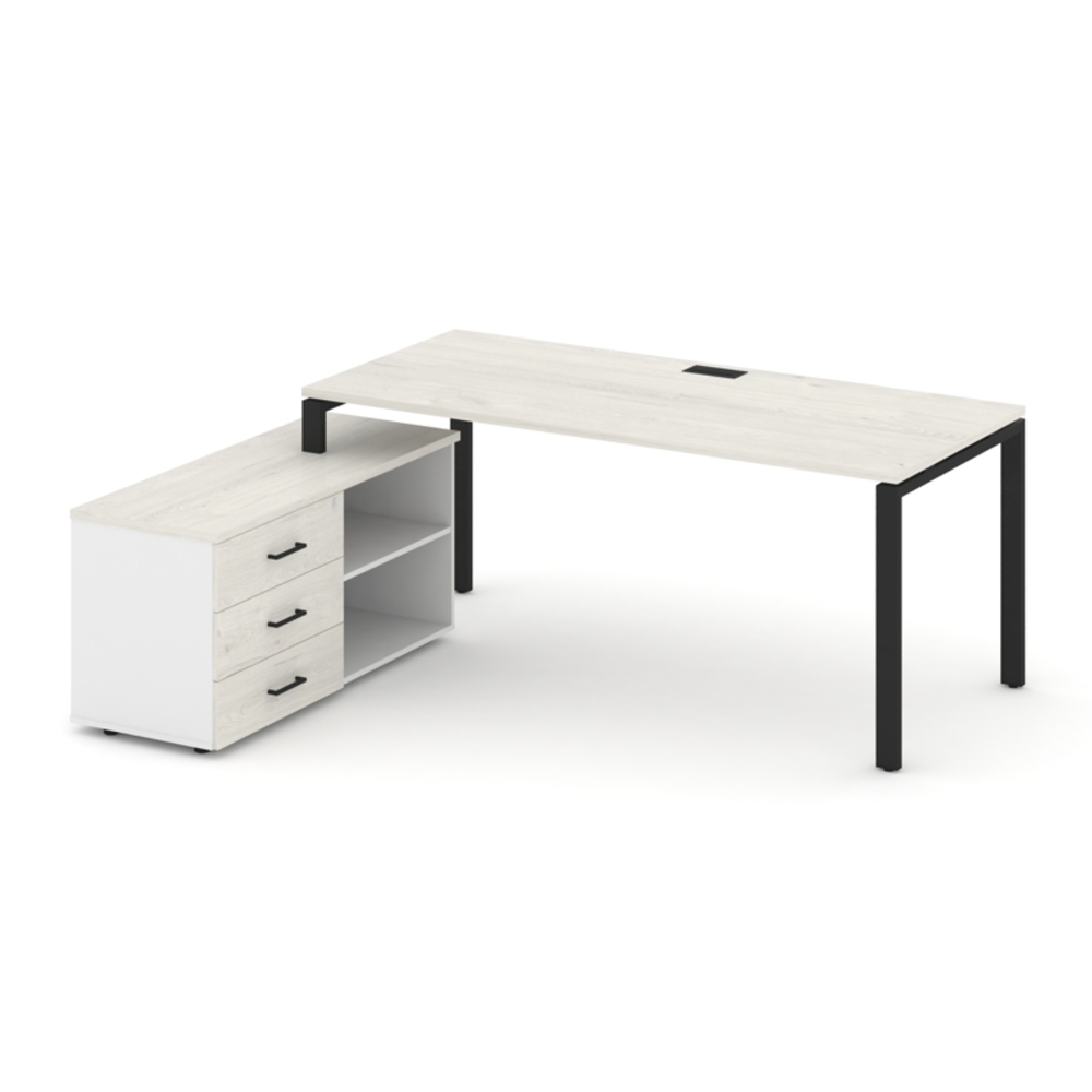 Style Project Direct Стол письменный с греденцией левой