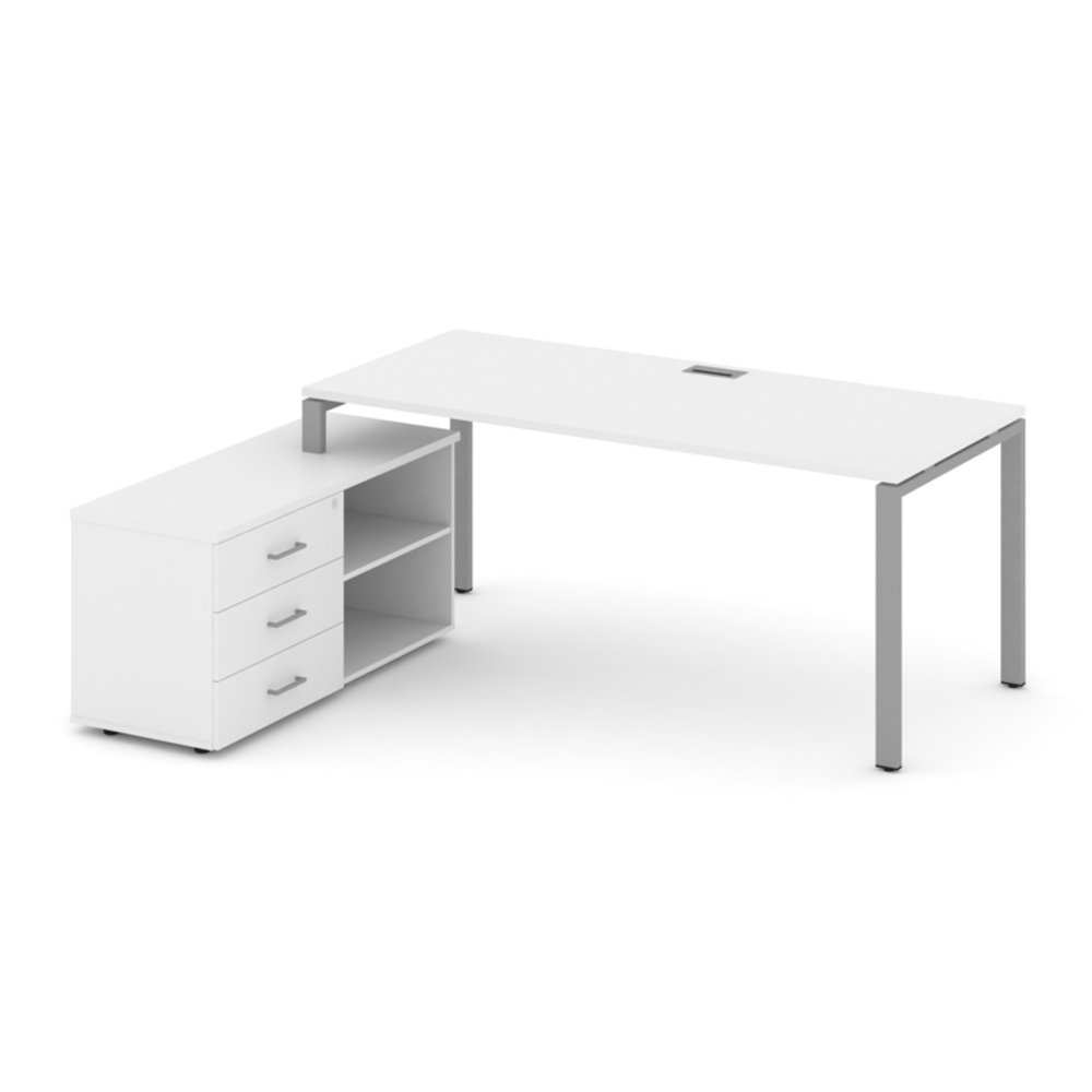 Style Project Direct Стол письменный с греденцией левой