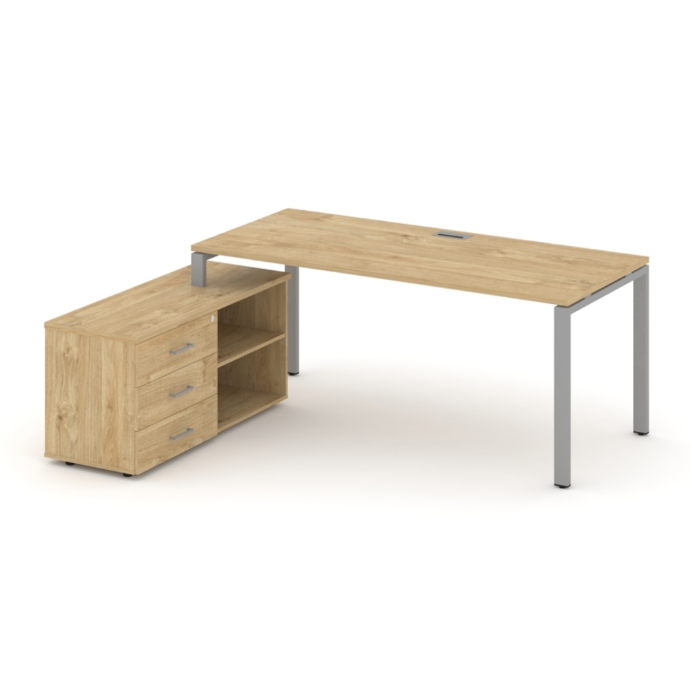 Style Project Direct Стол письменный с греденцией левой