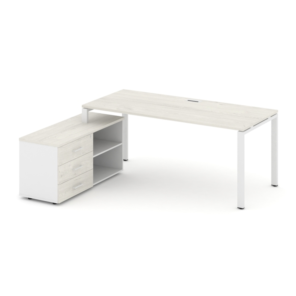 Style Project Direct Стол письменный с греденцией левой