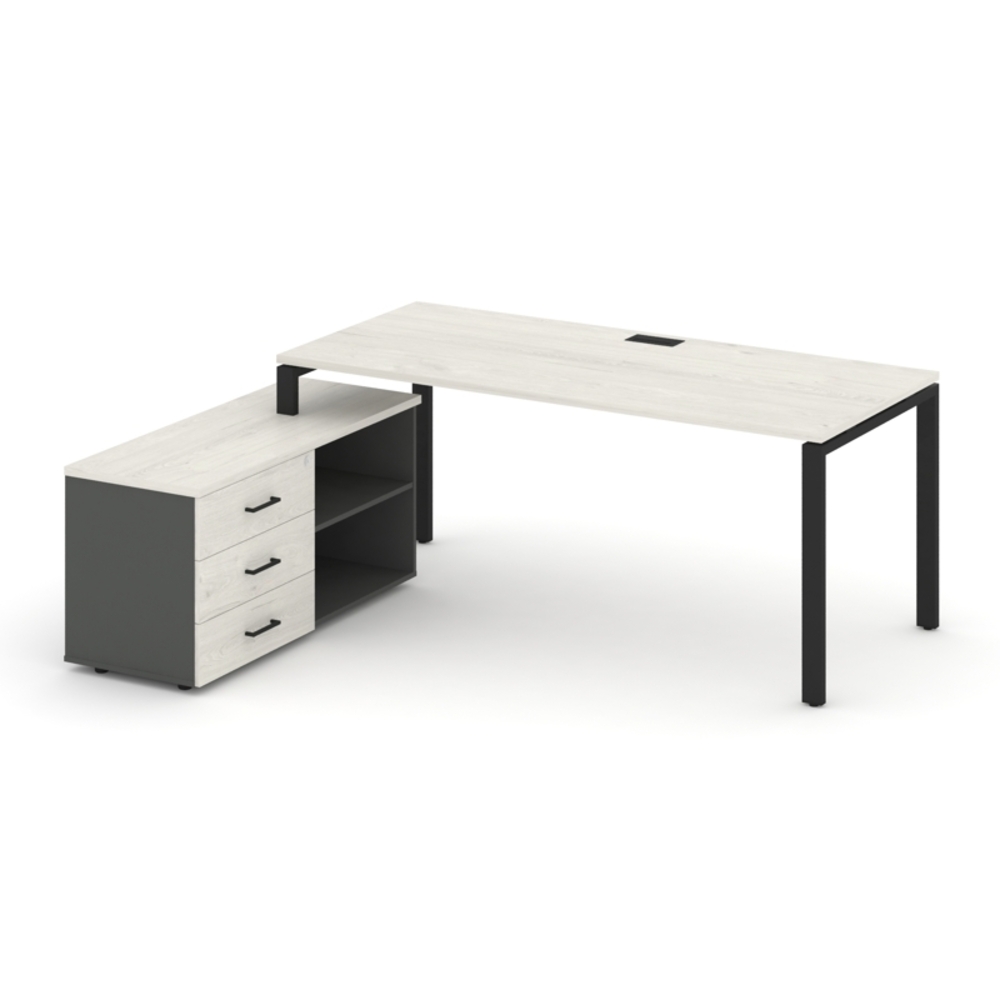 Style Project Direct Стол письменный с греденцией левой