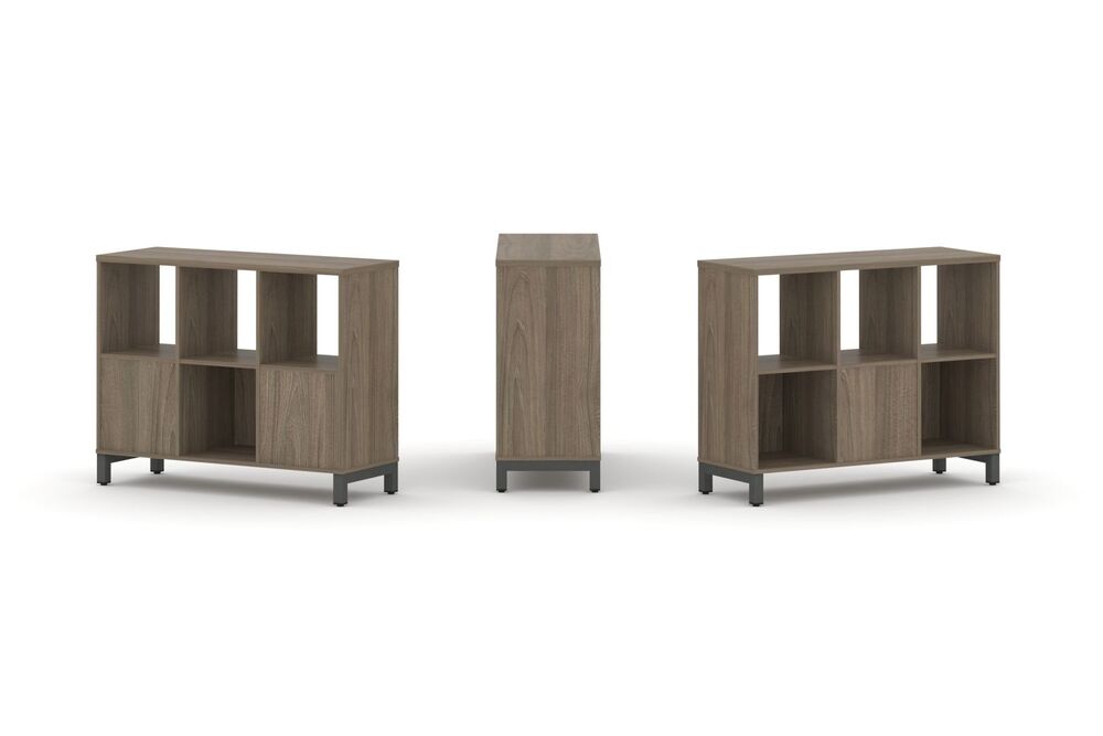 Набор стеллажа двухстороннего, 2 яруса