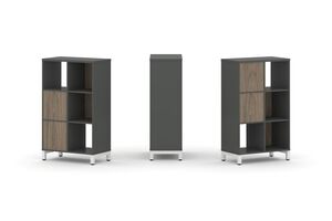 Набор стеллажа двухстороннего, 3 яруса