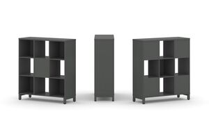 Набор стеллажа двухстороннего, 3 яруса