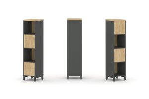 Набор стеллажа двухстороннего, 4 яруса