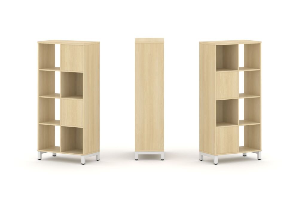 Набор стеллажа двухстороннего, 4 яруса