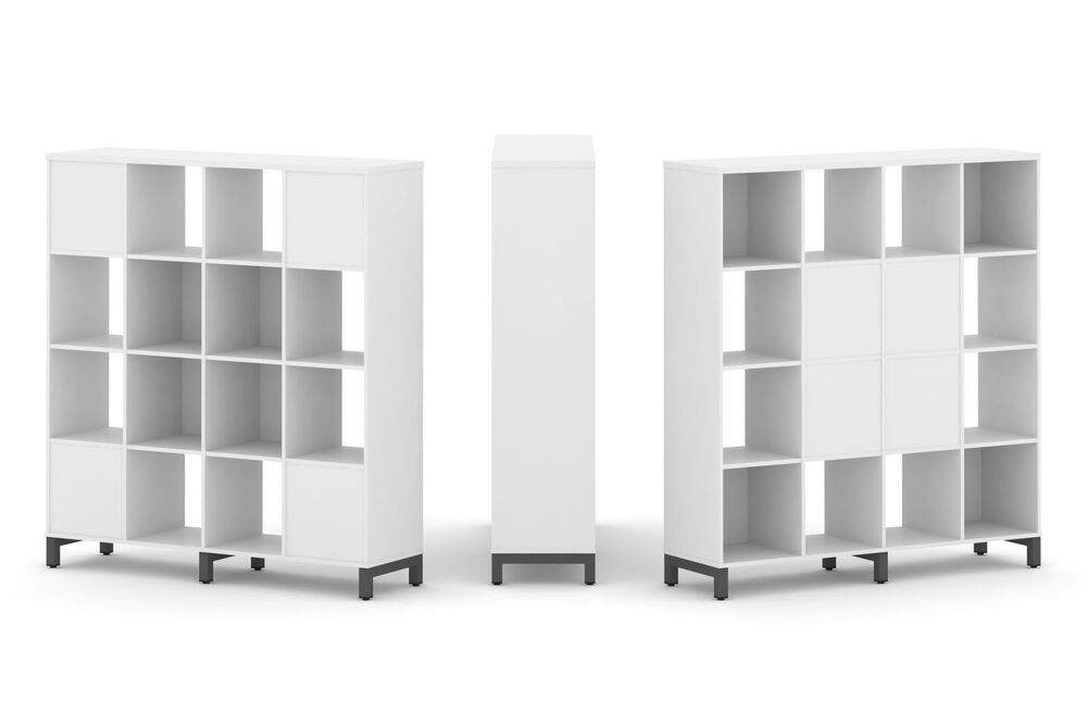 Набор стеллажа двухстороннего, 4 яруса