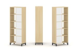 Набор стеллажа двухстороннего, 5 ярусов