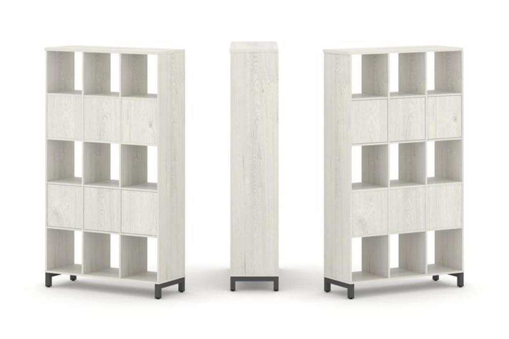 Набор стеллажа двухстороннего, 5 ярусов