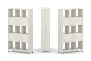 Набор стеллажа двухстороннего, 5 ярусов