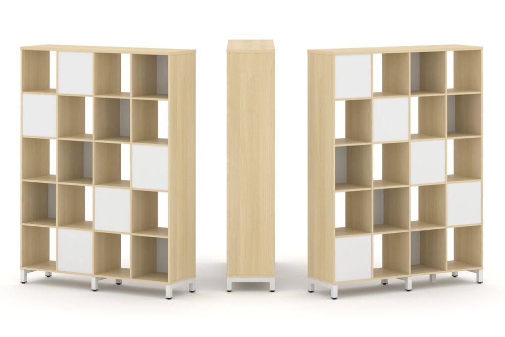 Набор стеллажа двухстороннего, 5 ярусов