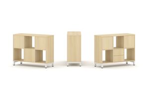 Набор стеллажа одностороннего, 2 яруса