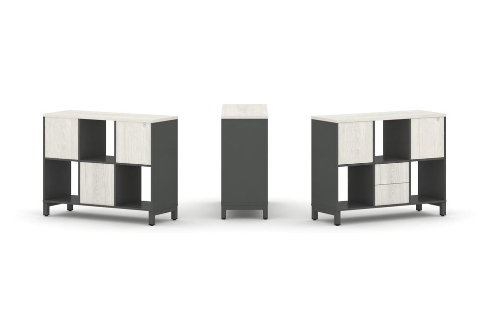 Набор стеллажа одностороннего, 2 яруса