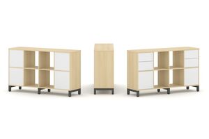 Набор стеллажа одностороннего, 2 яруса