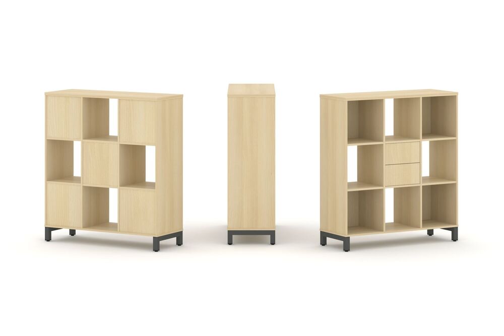 Набор стеллажа одностороннего, 3 яруса