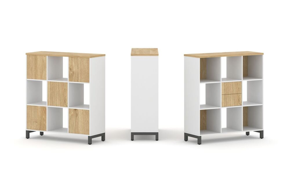 Набор стеллажа одностороннего, 3 яруса