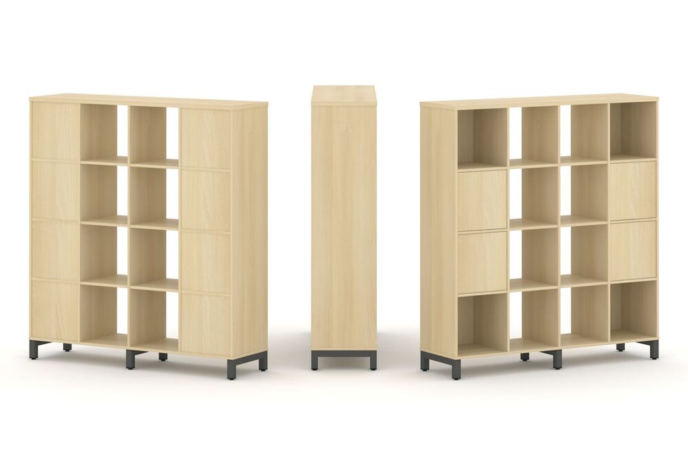 Набор стеллажа одностороннего, 4 яруса