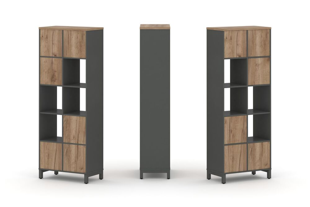 Набор стеллажа одностороннего, 5 ярусов