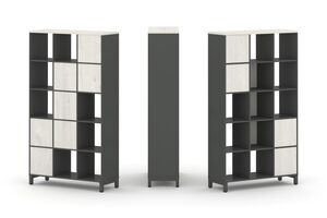 Набор стеллажа одностороннего, 5 ярусов