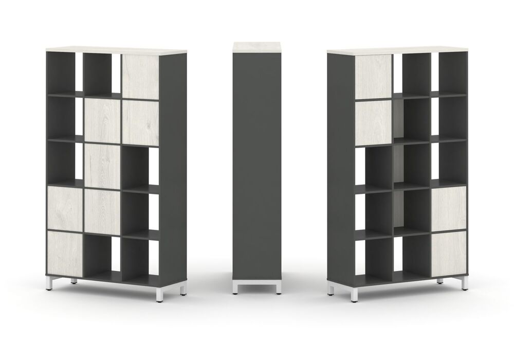 Набор стеллажа одностороннего, 5 ярусов