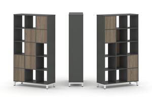 Набор стеллажа одностороннего, 5 ярусов