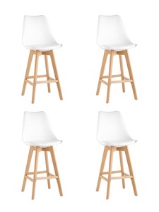 Комплект из четырех стульев барных