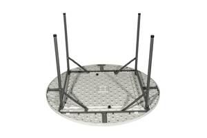 Стол круглый складной пластиковый Кейт 116