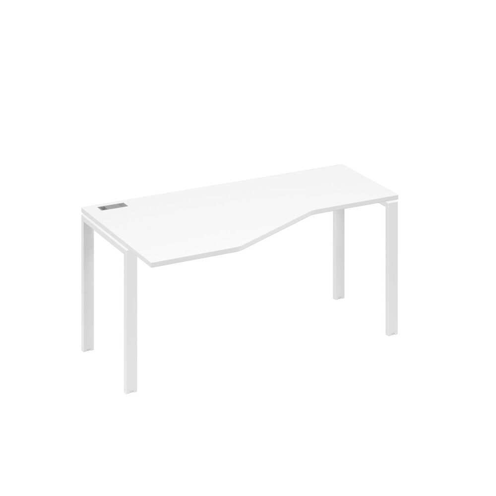 Стол эргономичный левый "Техно" на металлокаркасе UNO  