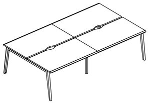 Рабочая станция 4х120 на каркасе МТ 1 скос