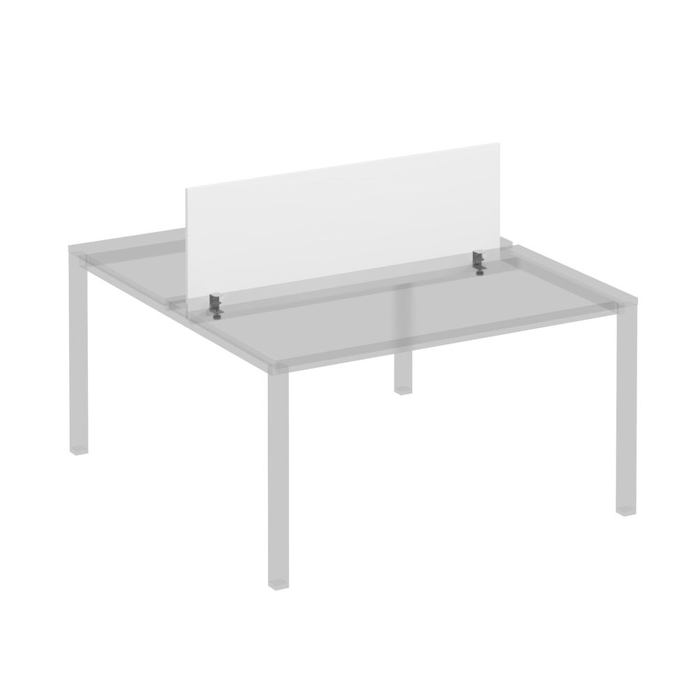 Экран для рабочей станции 140 на сером металлокаркасе КФ