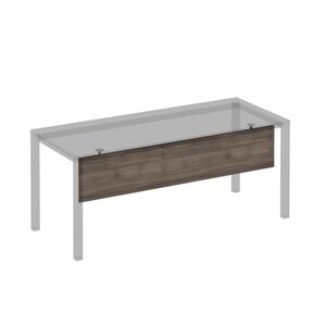 Экран для стола 180 защитный (ДСП) на сером металлокаркасе КФ