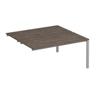 Секция стола рабочей станции на металлокаркасе КФ (2х160)