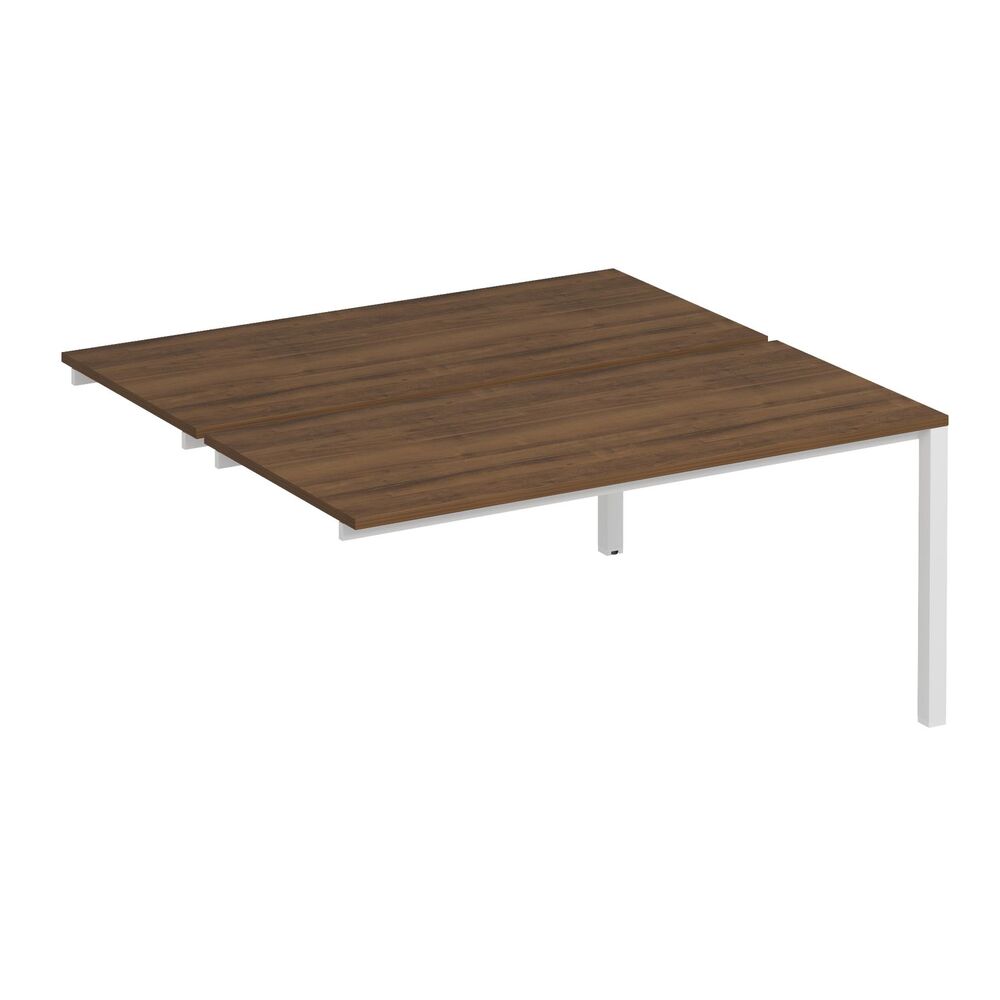 Секция стола рабочей станции на металлокаркасе КФ (2х160)