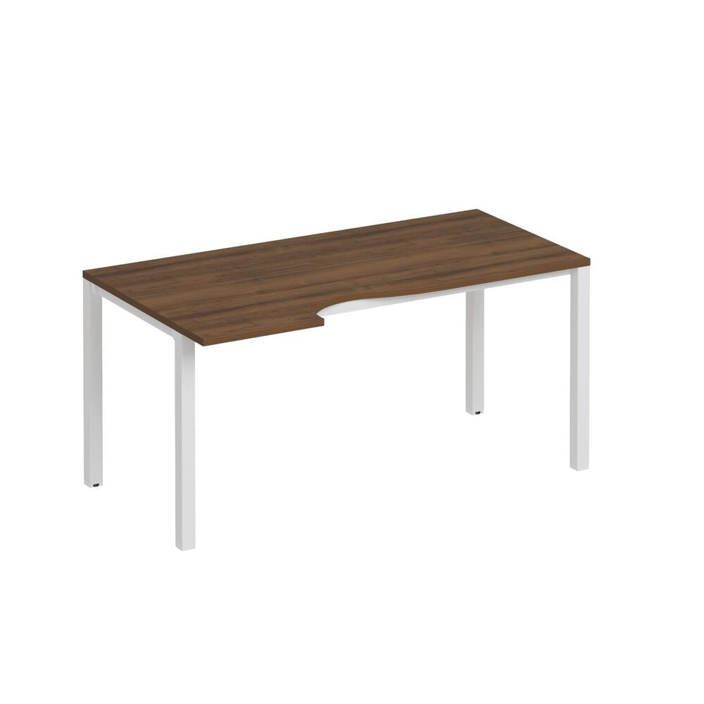 Стол эргономичный левый на металлокаркасе КФ