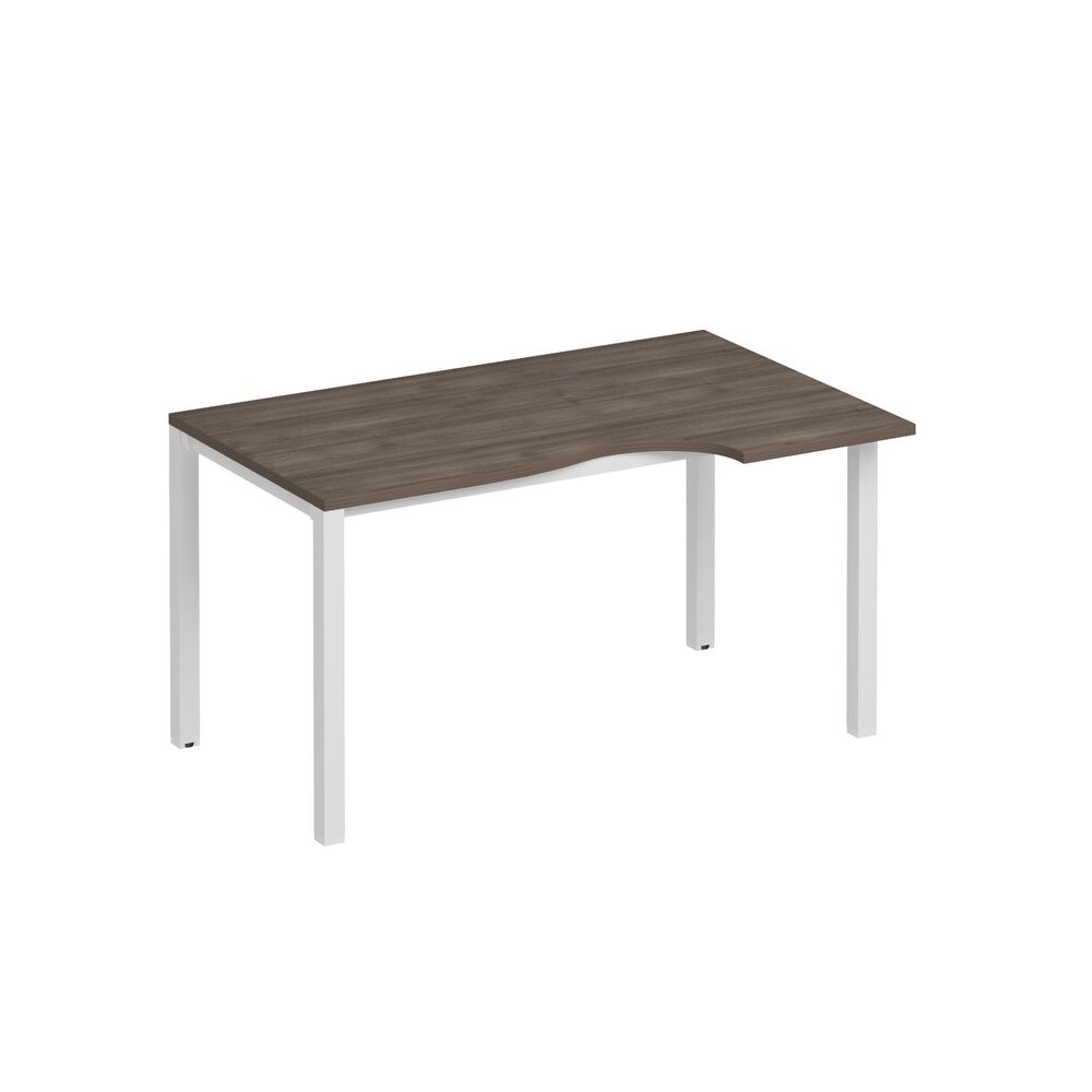 Стол эргономичный правый на металлокаркасе КФ