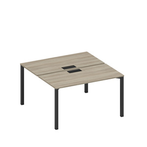 Рабочая станция на металлокаркасе, столешницы с заглушкой (2*140)