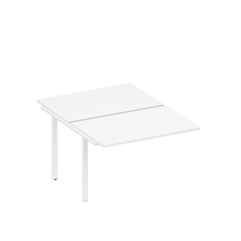 Секция стола рабочей станции на металлокаркасе