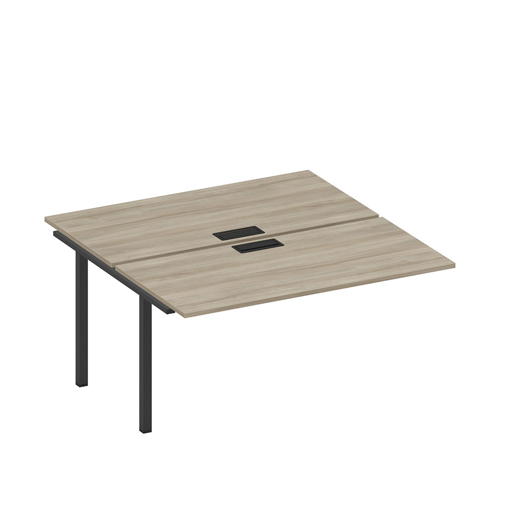 Секция стола рабочей станции на металлокаркасеРабочая станция на металлокаркасе