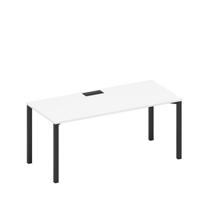 Стол письменный на металлокаркасе, столешница с заглушкой